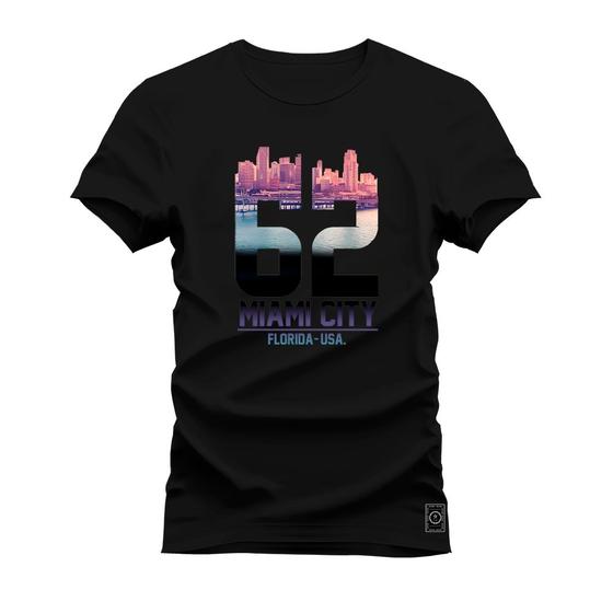 Imagem de Camiseta Manhattan Vibes Varias Cores Estampada Confortável