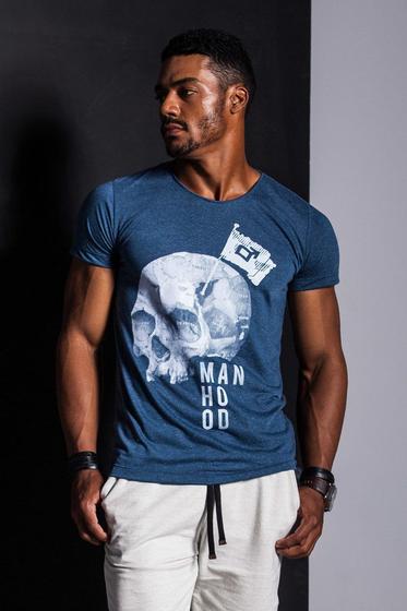 Imagem de Camiseta Manhood Flag Azul