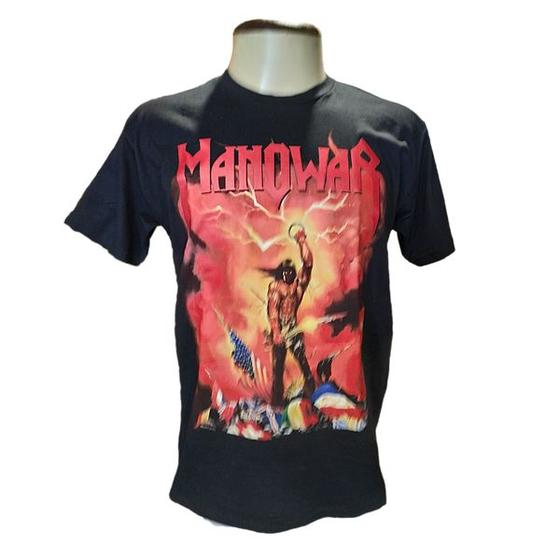 Imagem de Camiseta manowar king of metal