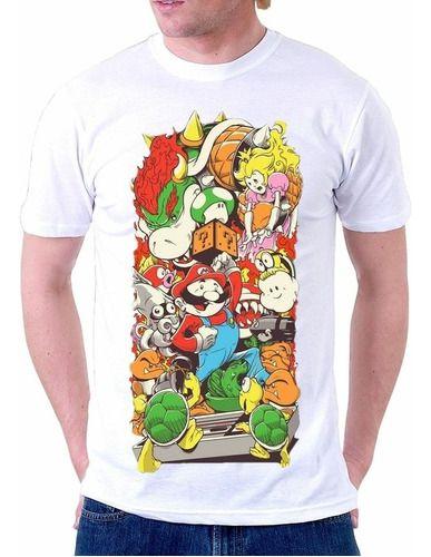 Imagem de Camiseta Mario Bros World Game Jogo