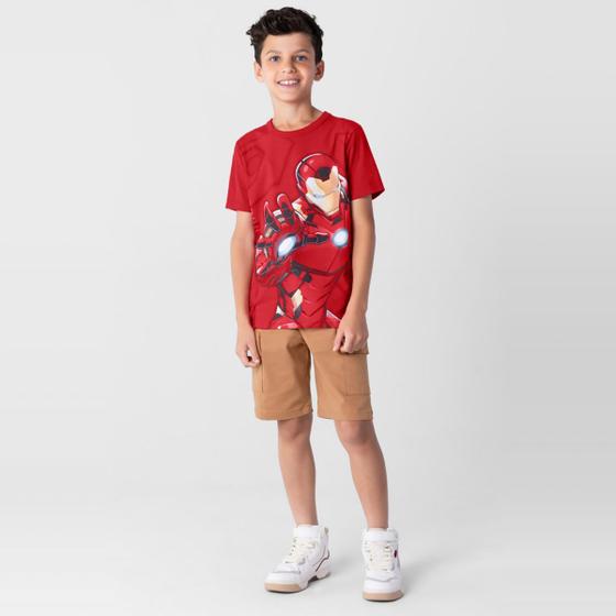 Imagem de Camiseta Marvel Avengers infantil menino Brandili