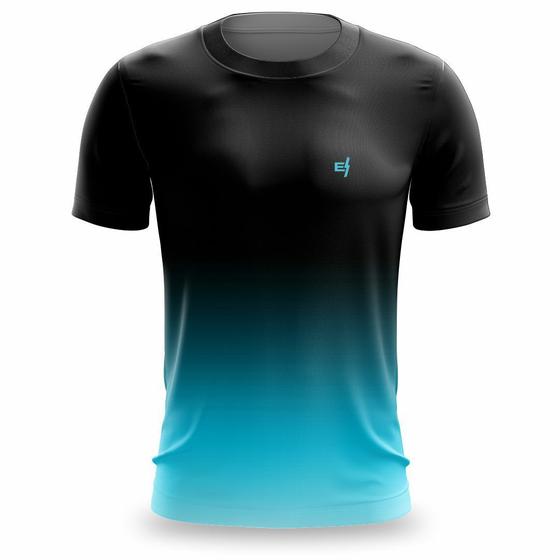 Imagem de Camiseta Masculina Academia Musculação Caminhada Dry UV estampa 3D Macia e Confortável