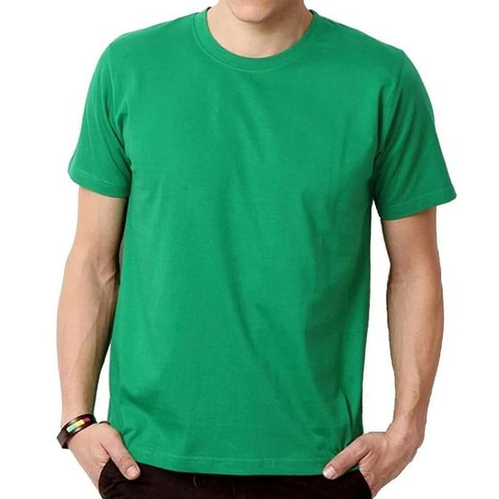 Imagem de Camiseta Masculina Algodão 30.1 Básica Camisa Lisa