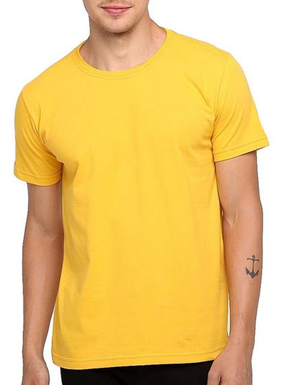 Imagem de Camiseta Masculina Algodão Básica Camisa Atacado 30.1  Lisa