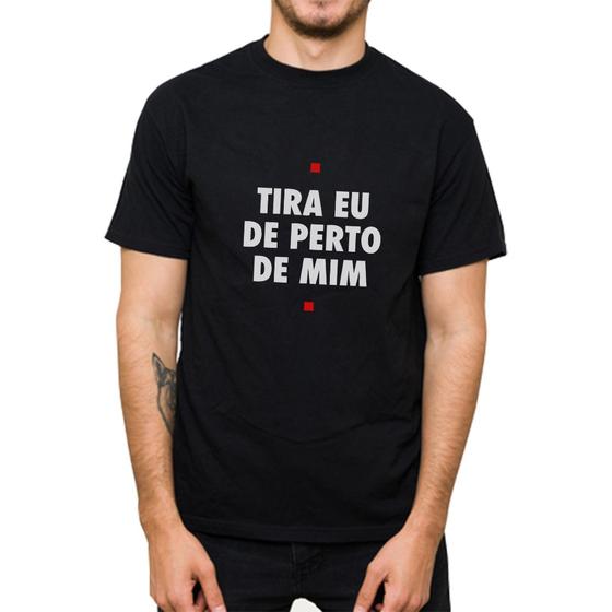 Imagem de Camiseta Masculina Algodão Gola Redonda Confortavel Com Peça de Abrir Garrafa Interno