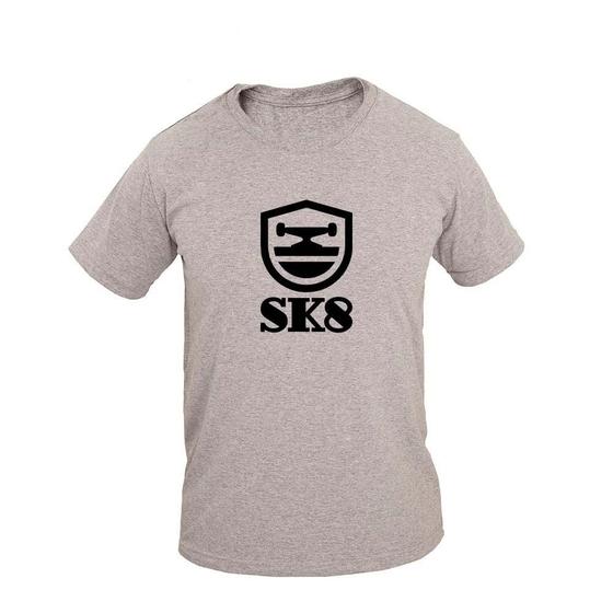 Imagem de Camiseta Masculina Algodão Manga Curta SK8 Conforto Casual