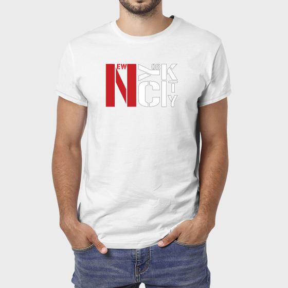 Imagem de Camiseta Masculina Algodão New York Premium