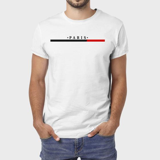 Imagem de Camiseta Masculina Algodão Paris Premium