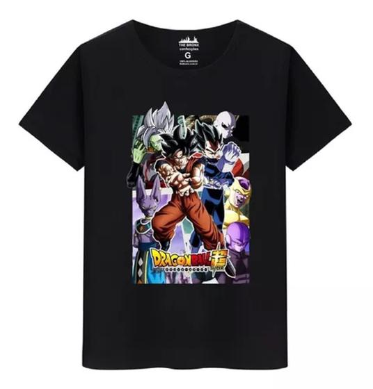 Imagem de Camiseta Masculina Algodão Premium Dragon Ball Super Anime