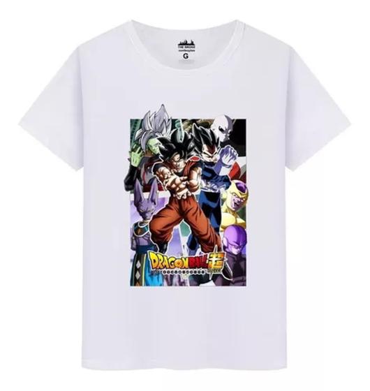 Imagem de Camiseta Masculina Algodão Premium Dragon Ball Super Anime