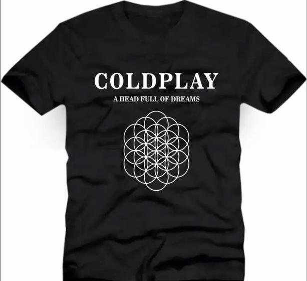 Imagem de Camiseta Masculina Banda Coldplay A Head Full Of Drems - Lançamento