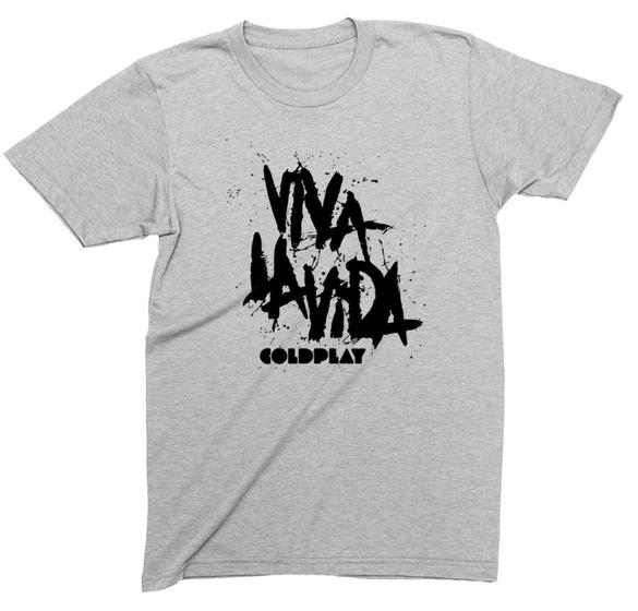 Imagem de Camiseta Masculina Banda Coldplay Viva Lá Vida!