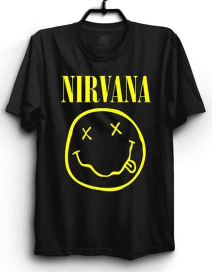 Imagem de Camiseta Masculina Banda Nirvana 100% Algodão