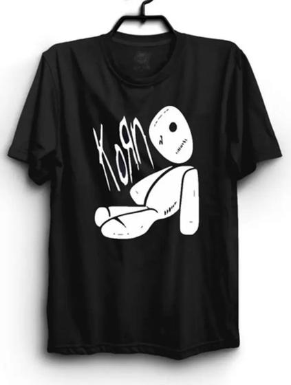 Imagem de Camiseta Masculina Banda Rock Korn 100% Algodão