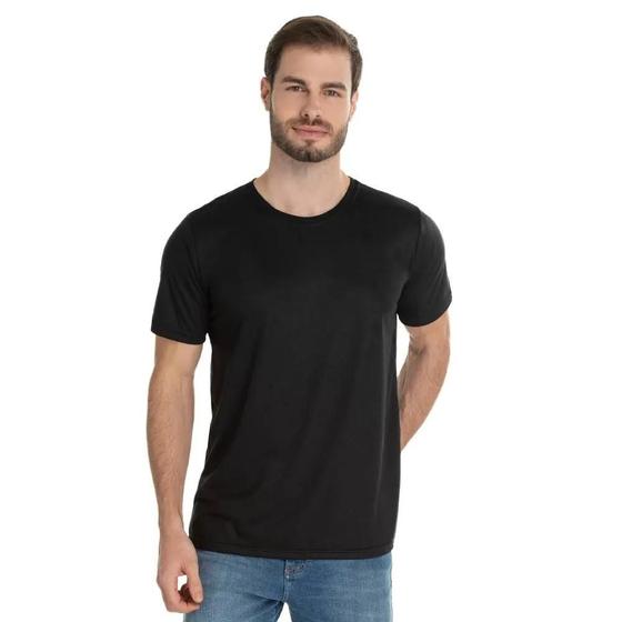 Imagem de Camiseta Masculina Básica Lisa 100% Algodão Premium