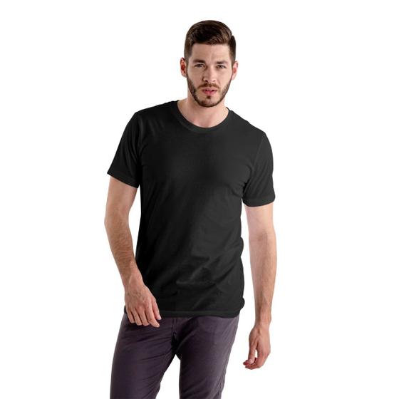 Imagem de Camiseta Masculina Básica Lisa Algodão Premium camisa