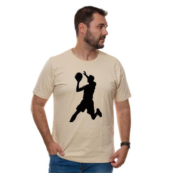 Imagem de Camiseta masculina basquete arremesar jogar bola cesta enterrar arremesso