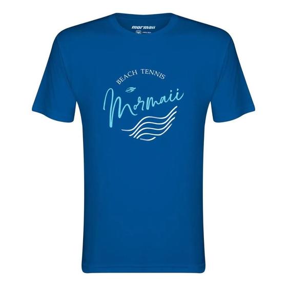 Imagem de Camiseta Masculina Beach Tennis Ondas Azul Petroleo - Mormaii