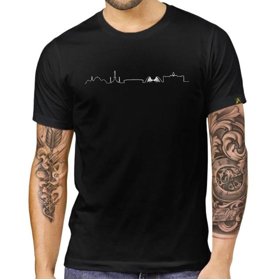 Imagem de Camiseta masculina Black tendência top