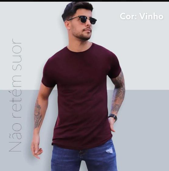 Camiseta Masculina Blusa Malha Fria Não Amassa Viscolycra Menor preço em Camiseta Masculina Blusa Malha Fria Não Amassa Viscolycra