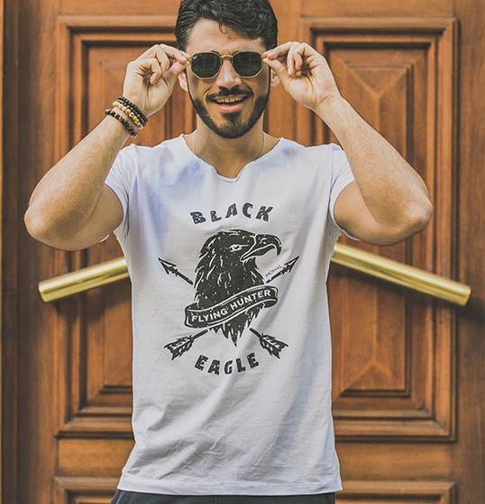 Imagem de Camiseta Masculina Branca Eagle