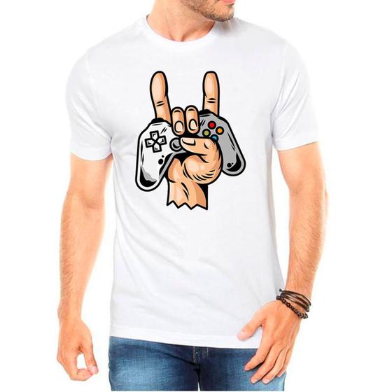 Imagem de Camiseta Masculina Branca Playstation 08