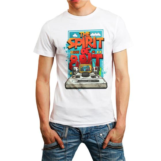 Imagem de Camiseta Masculina Branca video games jogos games Anos90