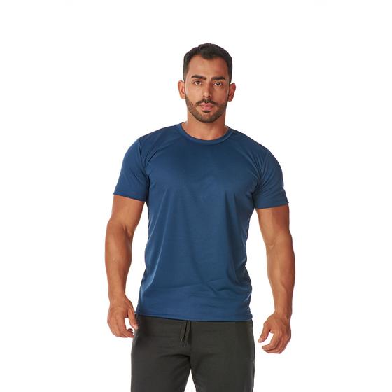 Imagem de Camiseta Masculina Casual Estilosa Confortável Lisa Tendência Trabalho Lazer Casa Passeio Esportes