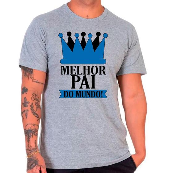 Imagem de Camiseta Masculina Cinza Dia dos Pais Paizão Papai 25