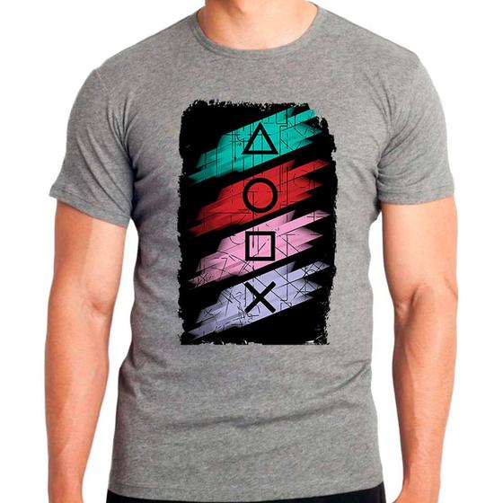 Imagem de Camiseta Masculina Cinza Playstation 06