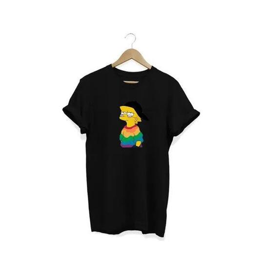 Corresponsal Pino Pendiente Camiseta Masculina Com Estampa Lisa Simpson Hip Hop - Gusdan - Camiseta  Masculina - Magazine Luiza