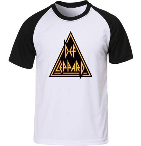 Imagem de Camiseta Masculina Do Def Leppard Banda De Rock Raglan 2023
