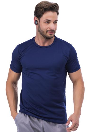 Imagem de Camiseta Masculina Dry Fit Basica TechMalhas  Lisa secagem rapida