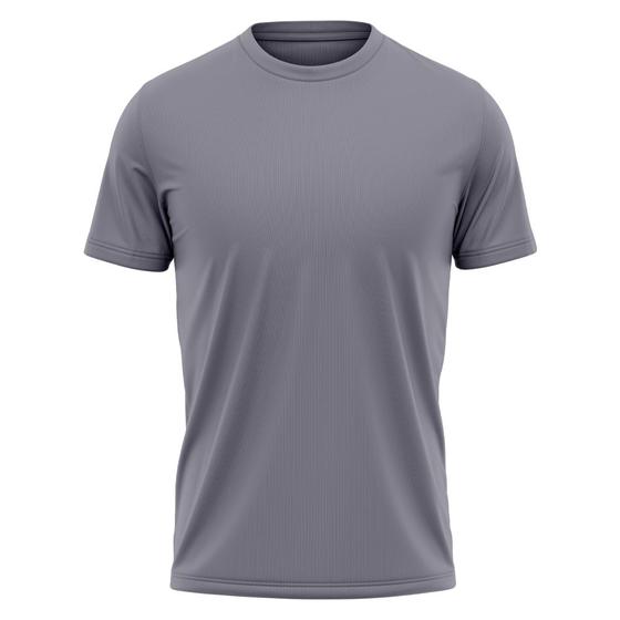 Imagem de Camiseta Masculina Dry Fit Manga Curta Proteção Solar UV Térmica Academia Treino Caminhada Esporte Camisa Praia