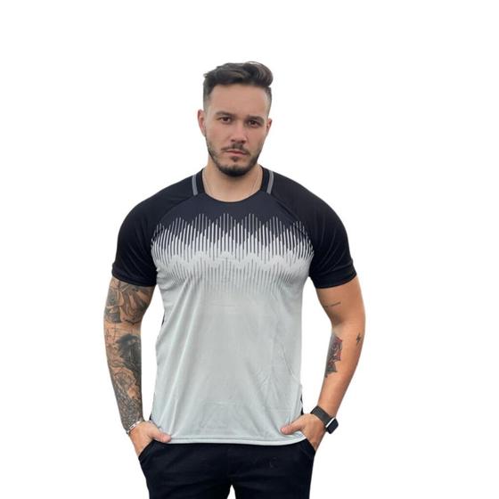 Imagem de Camiseta masculina Dryfit leve para academia exercícios corrida