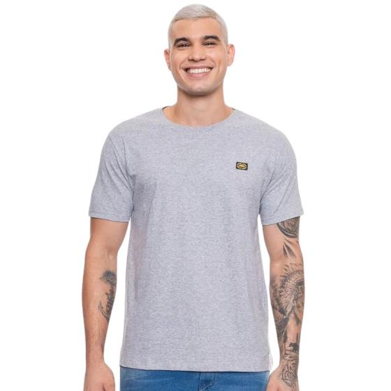 Imagem de Camiseta Masculina Ecko Fashion Basic Crown Cinza Mescla J672A