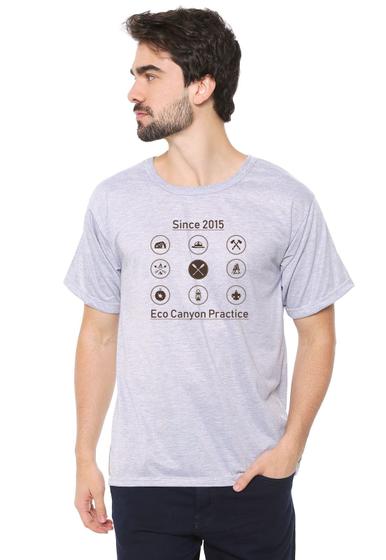 Imagem de Camiseta Masculina Eco Canyon Practice Cinza