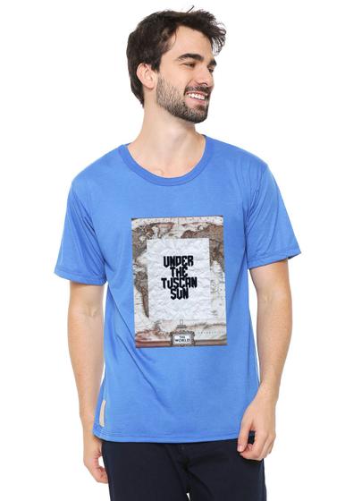 Imagem de Camiseta masculina eco canyon under azul