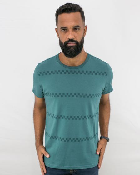 Imagem de Camiseta masculina estampada strip grid - ultm 511441