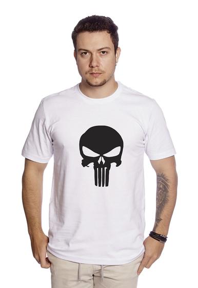 Imagem de Camiseta Masculina Estampada TechMalhas 100% Algodão Justiceiro