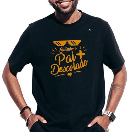 Imagem de Camiseta masculina eu tenho o pai mais descolado