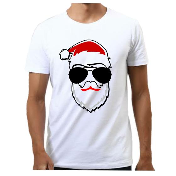 Imagem de Camiseta masculina feliz natal festa papai noel