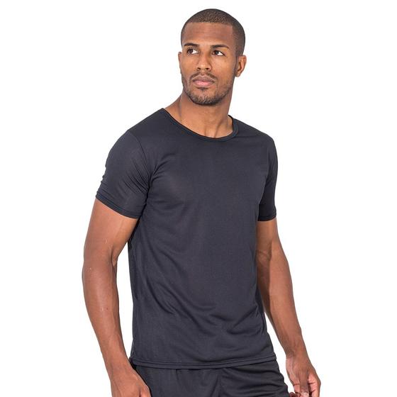 Imagem de Camiseta Masculina Fitness Sport Esportiva Lisa Gola Redonda