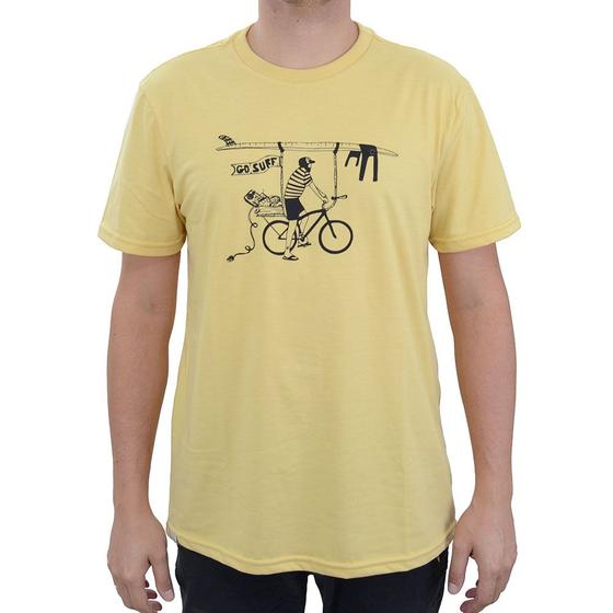 Imagem de Camiseta Masculina Freesurf Art-shirt Go Surf Amarelo 110407