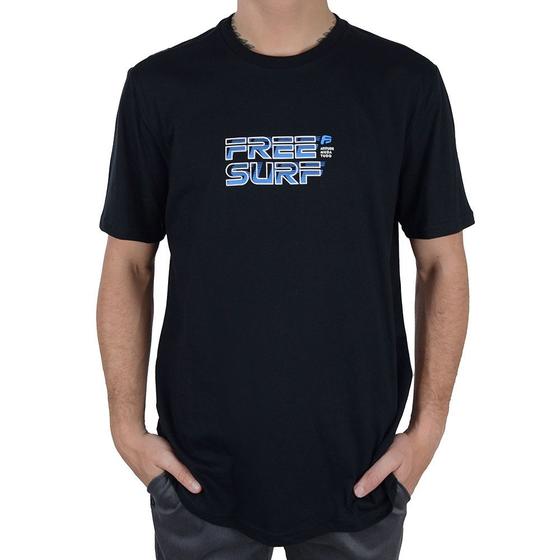 Imagem de Camiseta Masculina Freesurf MC Tech Preta - 11040