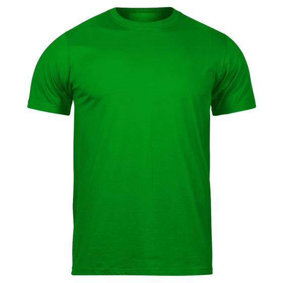 Imagem de Camiseta Masculina Fresquinha Tecido Liso Várias Cores