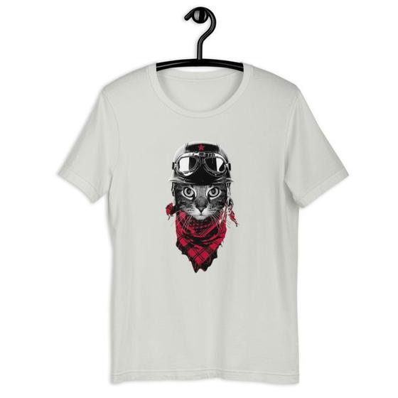 Imagem de Camiseta Masculina Gato Aviador