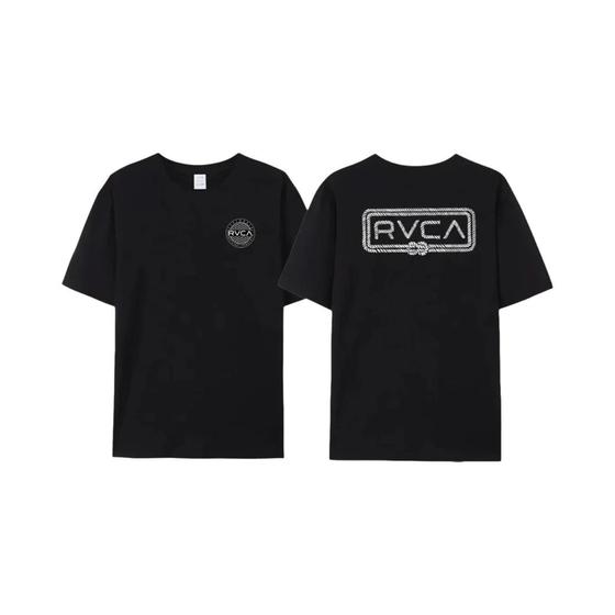 Imagem de Camiseta Masculina Harajuku Retrô RVCA - Algodão - Moda Casual para Todas as Estações