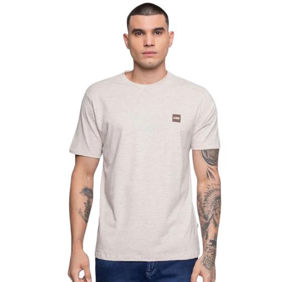 Imagem de Camiseta Masculina HD Print Logo Natural Off White H0043