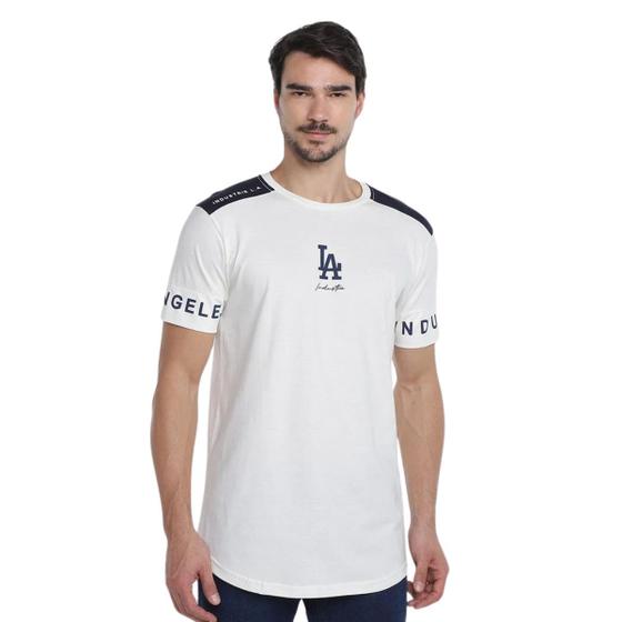 Imagem de Camiseta Masculina Industrie Especial LA Recortada Algodão